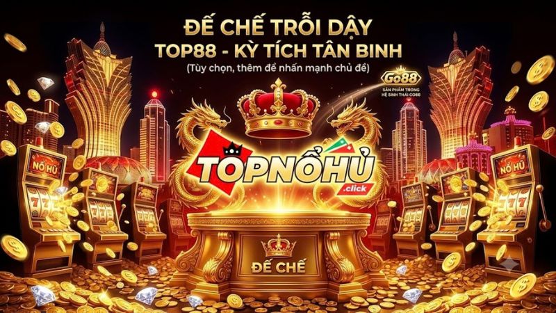 Giao diện cổng game nổ hũ TOP88 đẳng cấp quốc tế