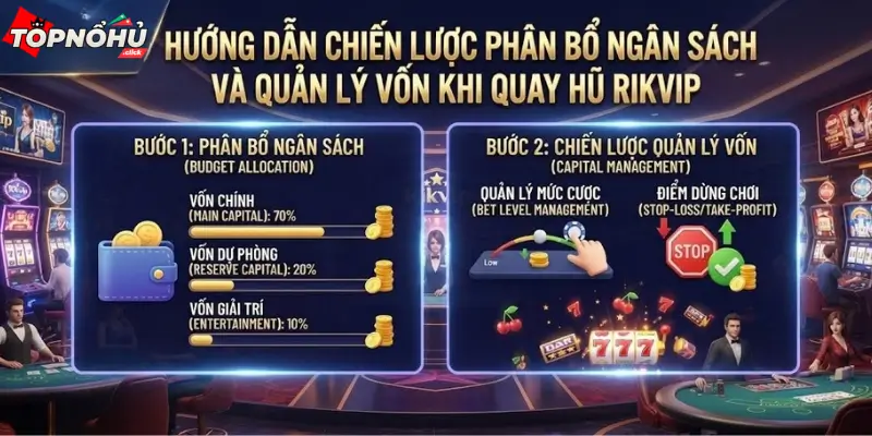 Hướng dẫn chiến lược phân bổ ngân sách và quản lý vốn khi quay hũ Rikvip
