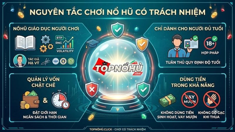 Hướng dẫn giải trí nổ hũ có trách nhiệm dành cho người trưởng thành Hướng dẫn giải trí nổ hũ có trách nhiệm dành cho người trưởng thành