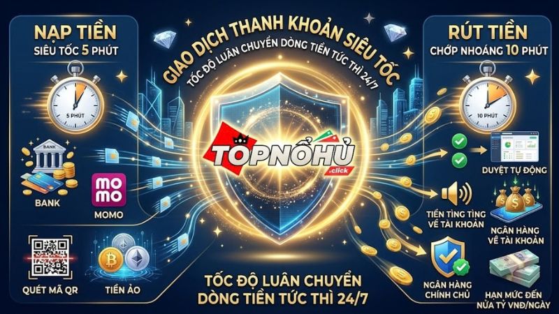 Hướng dẫn nạp rút tiền thần tốc tại sân chơi nohu Rikvip