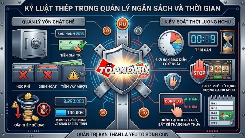 Kỹ năng quản lý vốn và kiểm soát thời gian hiệu quả khi chơi nohu