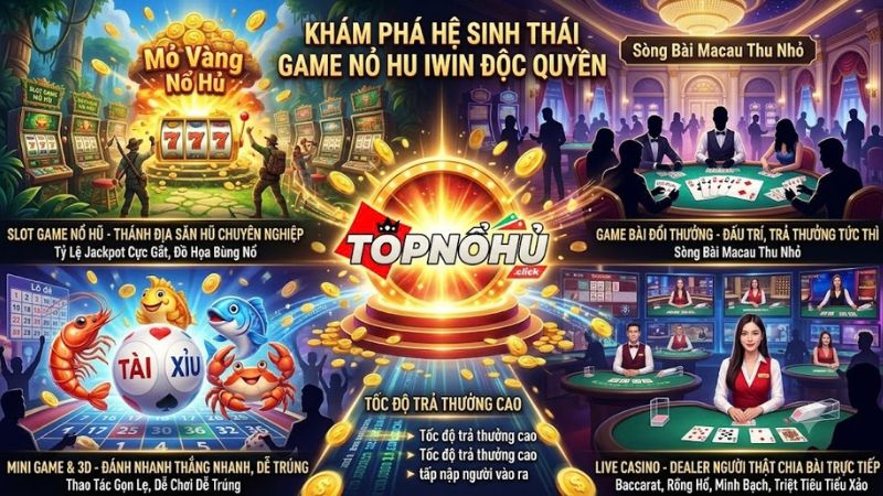 Trải nghiệm kho game nohu và sảnh bài đa dạng tại ứng dụng IWIN Trải nghiệm kho game nohu và sảnh bài đa dạng tại ứng dụng IWIN