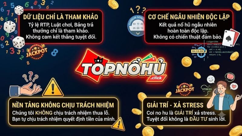 Yếu tố may rủi và quy định trả thưởng khi chơi nổ hũ